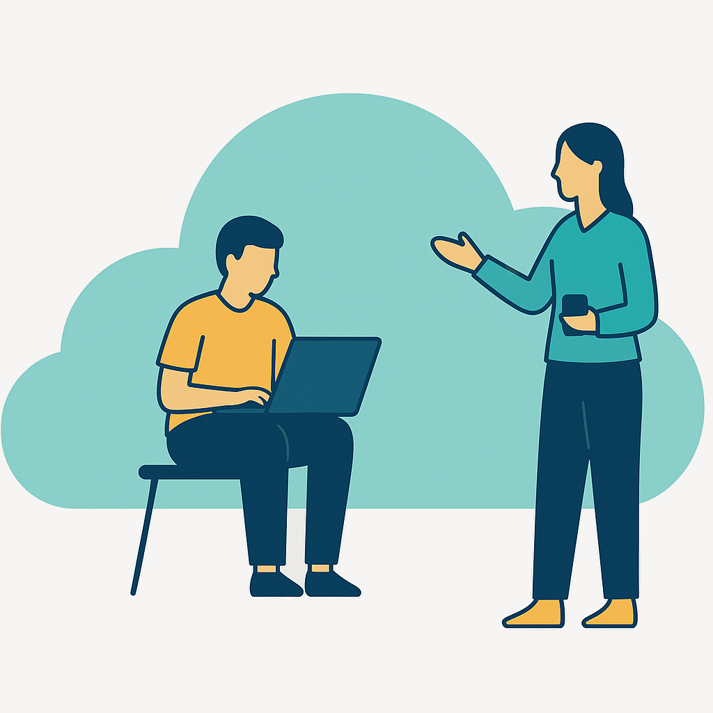 Contact illustration